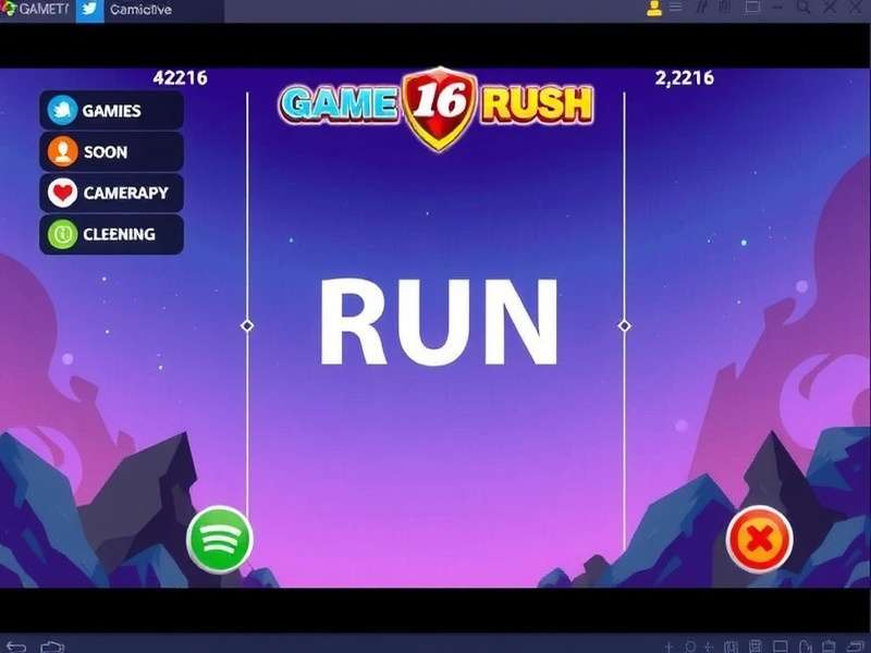 Game16Rush colorful multiplayer battle arena Game16Rush Main Gameplay Screen